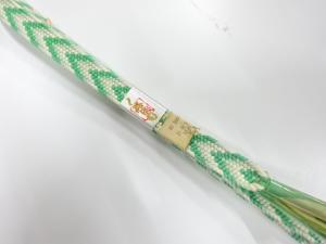 未使用品　正絹　手組帯締め